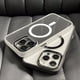 thumbnail image 4 of Metal Frame Case For iPhone 15 14 13 12 11 Pro Max Plus Transparent For Magsafe Magnetic Wireless Charge Lens Protector Cover, 4 of 5