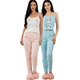 thumbnail image 1 of Set De 2 Conjunto Pijama Mujer Blusa Y Pantalón Dama Piyama Unitalla Pyjama, 1 of 9
