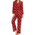 thumbnail image 1 of Modifier Cadeau Ensemble de Pyjamas Personnalisés pour Animaux avec Nom Photo Visage Drôle Pyjamas pour Femmes Cadeaux pour Famille Noël Pjs, 1 of 7