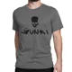 thumbnail image 1 of Camisetas divertidas de Gunki, camiseta de manga corta con cuello redondo, de algodón, tallas grandes, con el logo de Gunki, para pesca y pesca con caña, para hombres y mujeres., 1 of 7