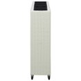 thumbnail image 2 of vidaXL Garden Raised Bed with 4 Pots 80x22x79 cm Poly Rattan White, 2 of 5