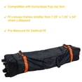 thumbnail image 3 of Sunnydaze 54" x 7.25" x 7.25" Black Solid Rolling Pop-Up Canopy Carrying Bag, 3 of 8