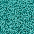 thumbnail image 3 of 10 g MIYUKI Delica Beads Cylinder Japanese Seed Beads 11/0 (DB0759) Matte Opaque Turquoise Green 1.3x1.6mm Hole: 0.8mm 2000pcs/10g, 3 of 6
