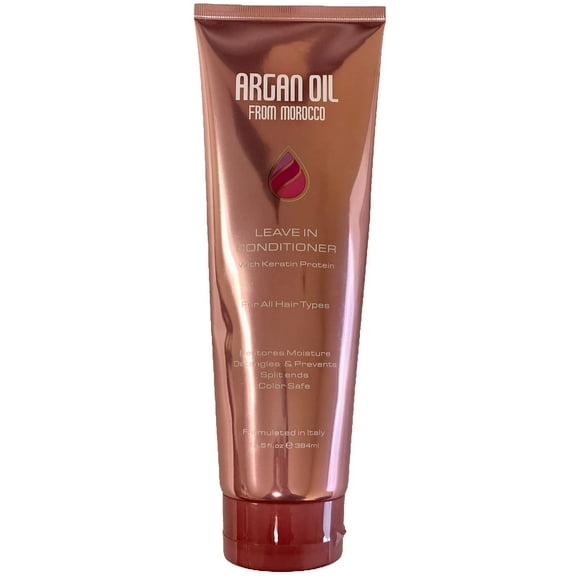 Argan Oil from Morocco Leave in Conditioner with Keratin Protein, 13 fl.oz. (384 ml)