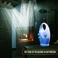 thumbnail image 2 of Shower Radios Waterproof AM FM Bathroom Shower Radio Portable Speaker Battery Powered Adjustable Volume, 2 of 10