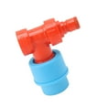 Beer Tee Adapter Plastic Chemical Resistance 3 Way Carbonation Cap for