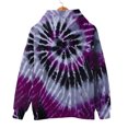 thumbnail image 4 of Winter Plus Size Fall Sweaters for Women Women's Autumn Fashion Tie Dye Printed Hoodies Funny Hoodies Purple M, 4 of 9