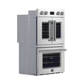 thumbnail image 3 of Forno Gallico 30-Inch Electric French Door Double Oven, Stainless Steel, Convection Cooking, Touch Control Panel, Self-Cleaning Function, 3 of 12