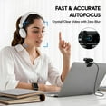 thumbnail image 6 of Atzeste Webcam 4K HD USB Autofocus PC Webcam with Dual Mics for PC Laptop Computer Gaming Streaming Webcam, 6 of 11