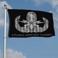thumbnail image 2 of Cayyon EOD Senior Black Flag 3x5Feet Military Banner with 2 Brass Grommets, 2 of 4