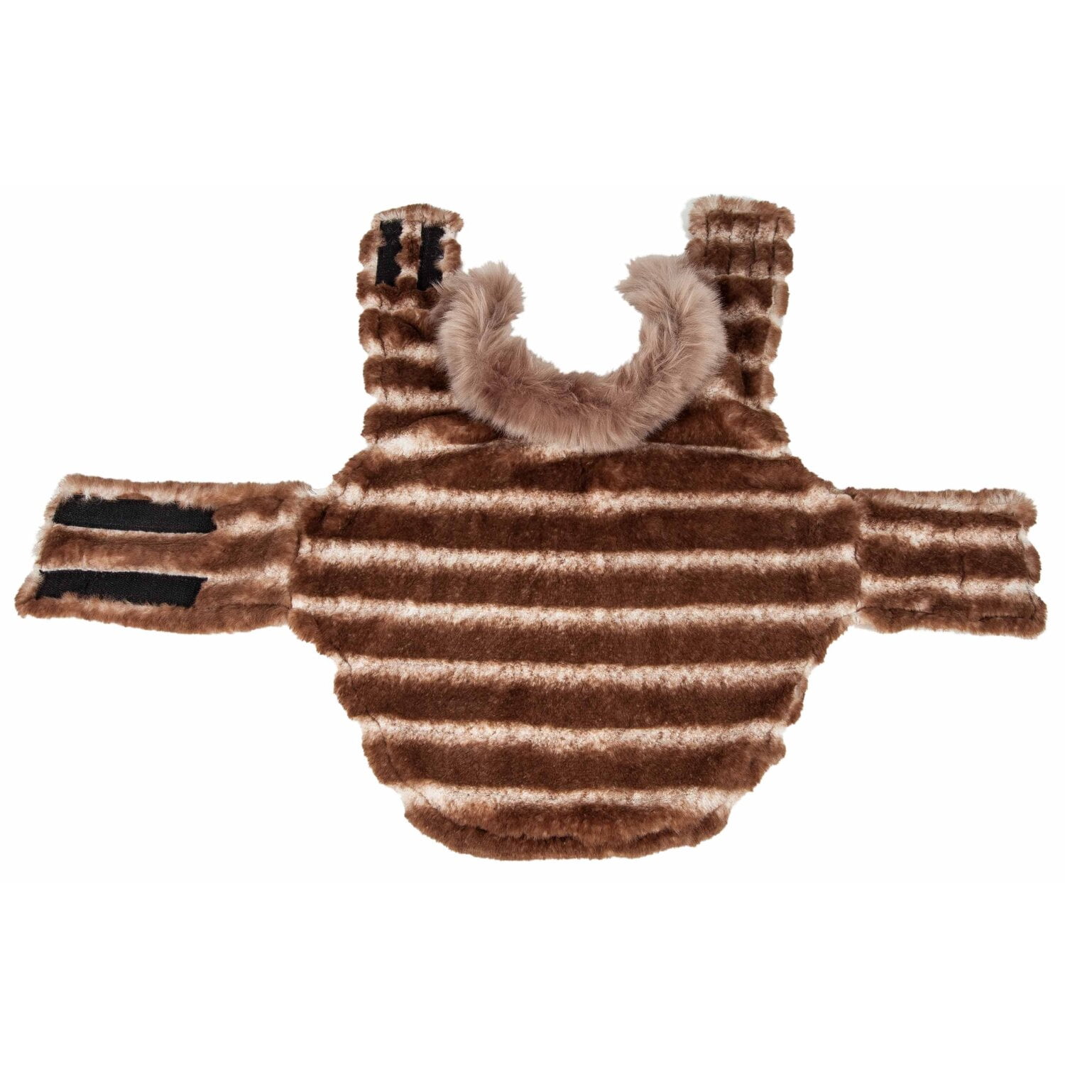 Pet Life ® Luxe 'Tira-Poochoo' Tiramisu Patterned Mink Fur Designer Dog Jacket