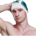 thumbnail image 3 of FYBTO Bonnet de Natation Océan Animal Mer Turetle Unisexe Adulte FYBTO Polyester, 3 of 4
