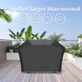 thumbnail image 2 of Debonair Gas Grill Cover 67 inch, Heavy Duty Waterproof BBQ Cover for Backyard Grills up to 65 inch Width, Tear and Fade Resistant, Black, 2 of 9