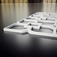 thumbnail image 5 of Ekena Millwork 7 3/8"W x 7 3/8"H x 3/8"T Extra Small Olivia Decorative Fretwork Wall Panels in Architectural Grade PVC, 5 of 9