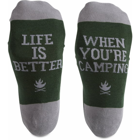 Pavilion Gift Company - Camping People - S/M Unisex Socks