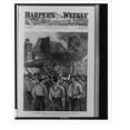 thumbnail image 2 of Historic Framed Print, The Homestead riot.drawn by W.P. Snyder after a photograph by Dabbs, Pittsburg., 17-7/8" x 21-7/8", 2 of 9