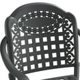 thumbnail image 5 of Miekor Furniture Cast Aluminum Patio Dining Chair 4PCS With Black Frame and Cushions In Random Colors B5A3756, 5 of 9