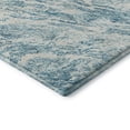 thumbnail image 6 of HomeRoots 676802 5 x 8 ft. Teal & Ivory Abstract Transitional Washable Machine Made Rectangle Area Rug with UV Protection, 6 of 7