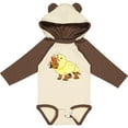 thumbnail image 3 of Inktastic Easter Duck Triceratops Boys or Girls Long Sleeve Baby Bodysuit, 3 of 5