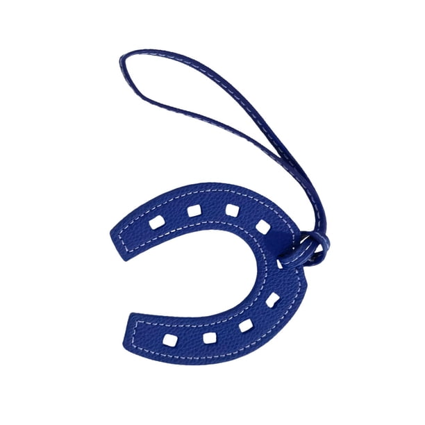Jumpingount LLavero de cuero PU, colgante para bolso, accesorios, adorno para bolso, llaveros, llavero portátil con cordón, regalos para mujer Ropa, zapatos y accesorios Miscelánea Azul Jumpingount AP014015-07