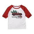 thumbnail image 1 of Maman et Moi T-Shirts à Col Rond de Noël T-Shirts Amples Décontractés à Manches Longues Hauts Imprimés d'Arbre Hiver, 1 of 1