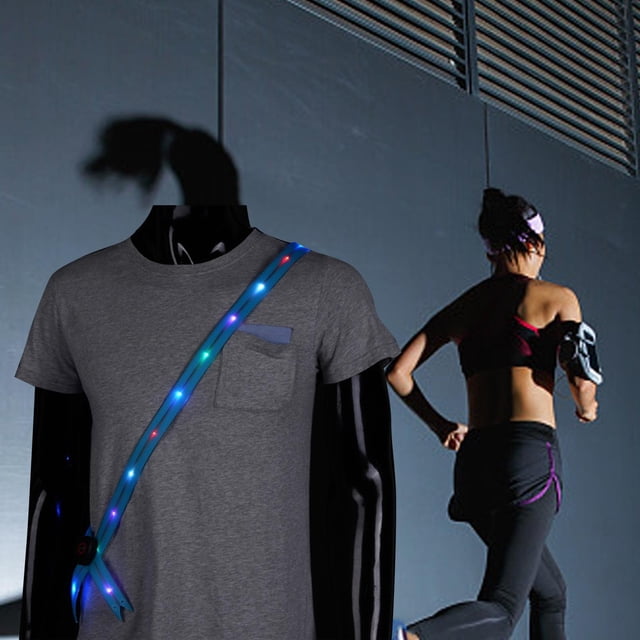Correas de Hombro USB recargable Baoblaze para correr Impermeable azul