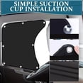thumbnail image 4 of ZheElen Premium Sunshade For Cars Flexible Installation Suitable For Most Cars Black Black {2-pack}, 4 of 6