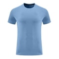 thumbnail image 4 of SAWOBUUN Men's Muscle Ice Silk Cooling Quick Dry T-Shirt Short Sleeve Athletic Slim Top Gym Running Lightweight Training Tee, 4 of 8