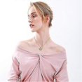 thumbnail image 3 of Collar con Colgante de mariposa shaofei chapado en oro de 18 quilates 18 pulgadas, 3 of 5