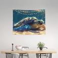 thumbnail image 2 of Uemuo Sunshine Underwater Sand Turtle Printed 29x37 Inch Tapestry Wall Hanging – Lightweight & Durable – Perfect for Dorm Decor, Beach Throw, Sofa Cover, Tablecloth, 2 of 8