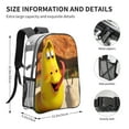 thumbnail image 2 of Larva Family Pattern Transparent Backpack Lightweight And fashionable Showcasing Personality And Leading The Trend, 2 of 6