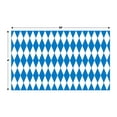 thumbnail image 5 of Beistle Oktoberfest Bavarian Diamond Pattern Photo Backdrop - 30" - Blue and White - Pack of 6, 5 of 5