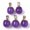 Dark Violet Jade, variant on MATROOY 20x Natural Gemstone Charms Pendant with Iron Hooks Mixed Crystals Stone-Amethyst