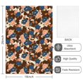 thumbnail image 2 of 2 Pcs Pioneer Flower Floral Print Pattern Kitchen Towels, Funny Microfiber Dish Towel Set, 18" X 26" Tea Towels, 2 of 6