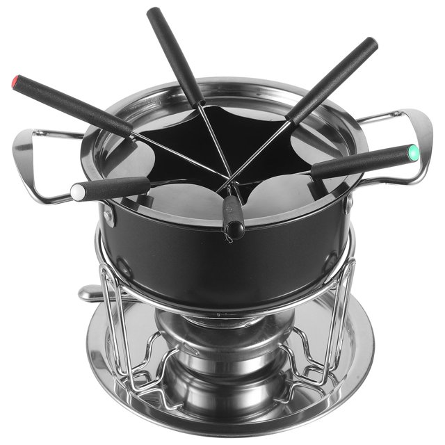 unbranded 1Jgo Cocina Olla De Acero Inoxidable Para Derretir Chocolate Queso Y Color Negro