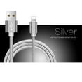 thumbnail image 3 of USB Type C Cable Nylon Braided Fast Charging Cord Safe and Fast Data Line (Silver), 3 of 4