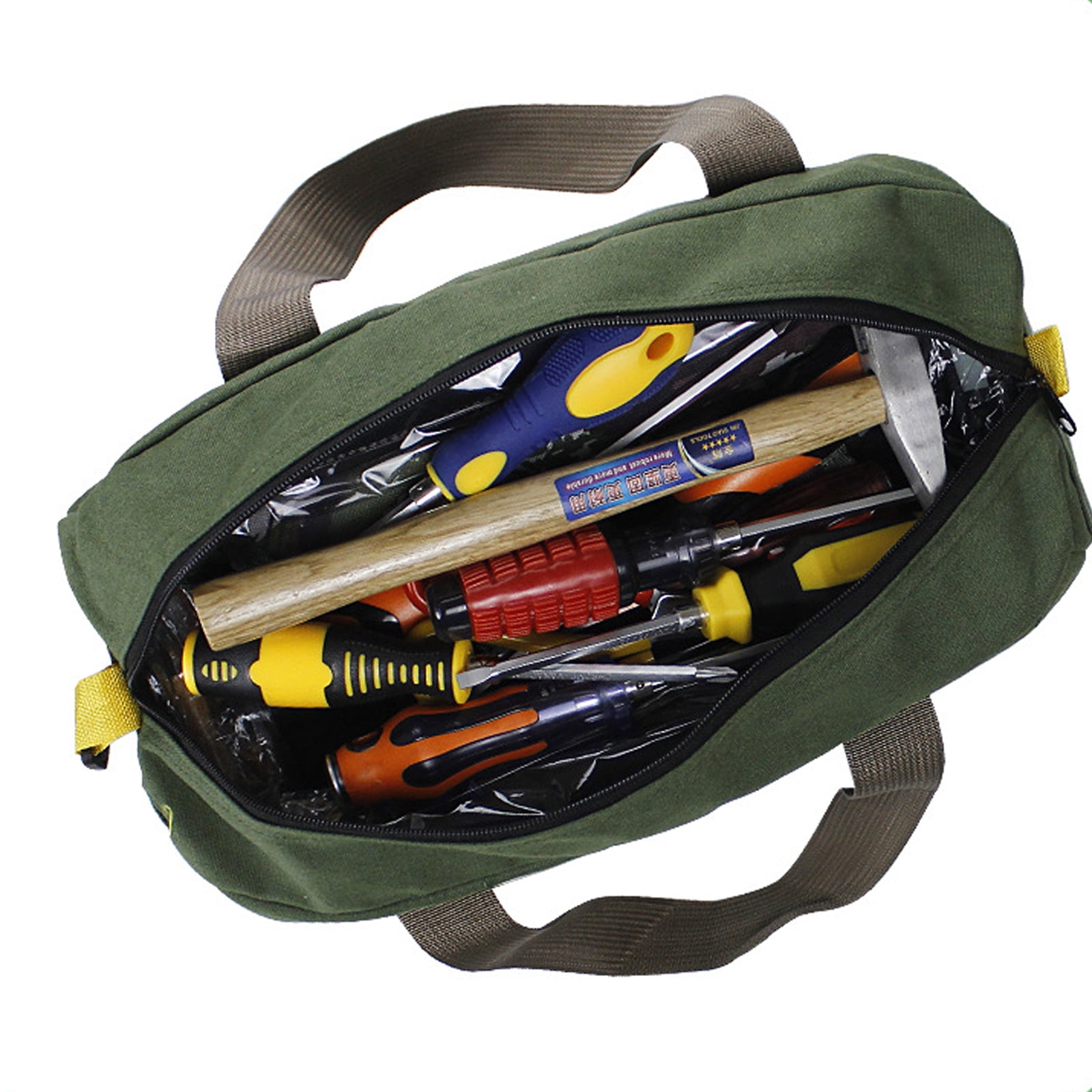 Thick Canvas Pouches Tool Bags Storage Organizers Instrument Case Portable For Electrical Tool Bag Multifunction Case