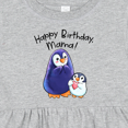 thumbnail image 4 of Inktastic Happy Birthday, Mama Cute Penguins Girls Baby Dress, 4 of 5