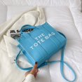 thumbnail image 1 of Bolso de hombro para mujer de moda que combina con todo, tendencia de logotipo imprimible de PU de verano, 1 of 6
