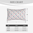 thumbnail image 4 of Daiia Sea Turtle Bedding Waterproof Pillow Protector Zippered Queen – Bed Bug Proof Pillow Encasement-14"x20", 4 of 6