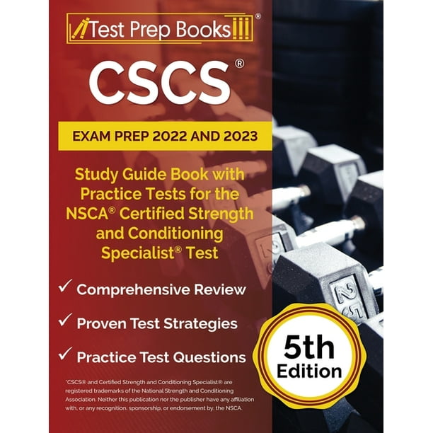 CSCS Exam Prep 2022 2023 Study Guide Book with Practice Tests for