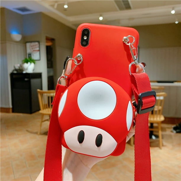 Funda de TPU suave con forma de seta para iPhone, carcasa para iPhone 14, 13, 12, 11 Pro Max, Xs, XR, 6, 7, 8Plus, SE Fivean unisex