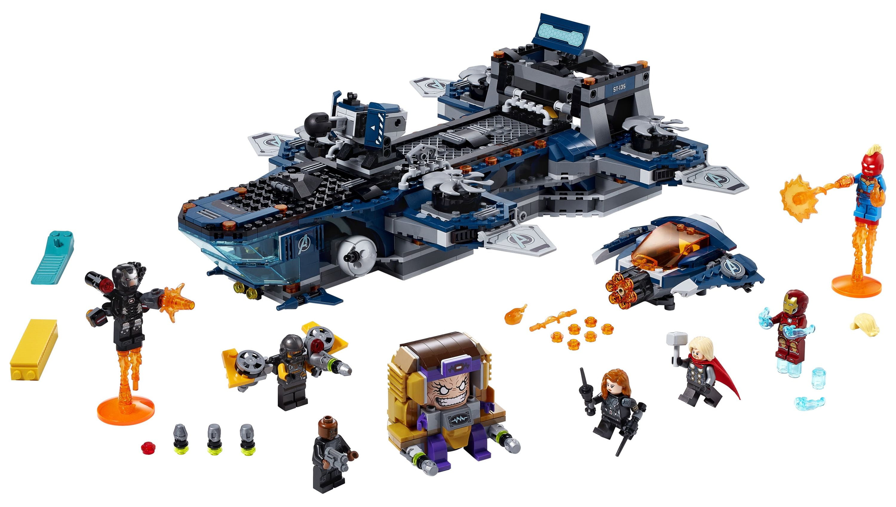 LEGO Marvel Avengers Helicarrier 76153 LEGO Brick Building Toy with Marvel  Avengers Action Minifigures (1,244 Pieces)
