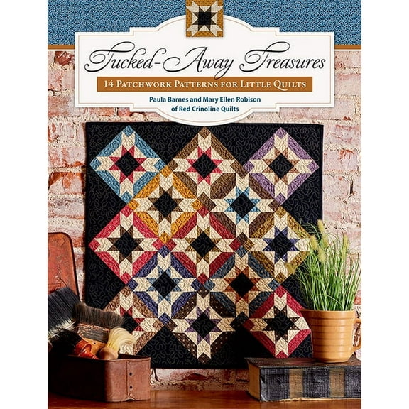 Tucked-Away Treasures: 14 Patchwork Patterns for Little Quilts (Paperback)