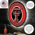 thumbnail image 5 of Texas Tech Red Raiders LED XL Round Wall D-cor, 5 of 6