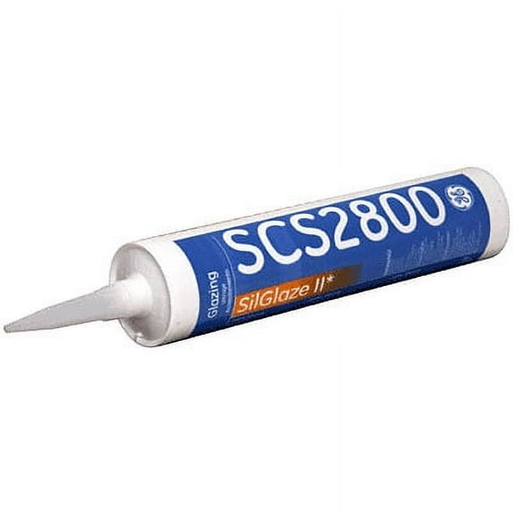 GE SCS2802 White SilGlaze II Silicone Sealant