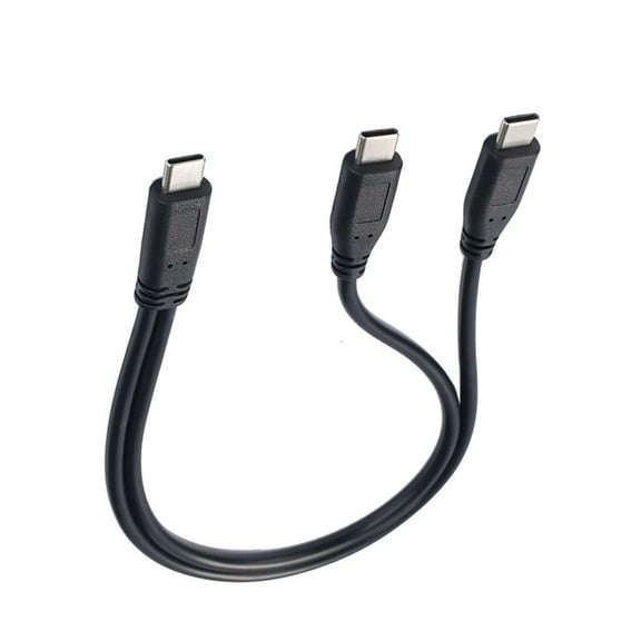 Yammee USB C to 2 Type C Charging Cable Wire for Various USB C Devices Power Cord