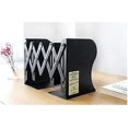 thumbnail image 2 of Sujetalibros decorativo ajustable de metal negro, 2 of 5