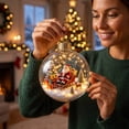 thumbnail image 7 of JHRGJIO Glowing Christmas Story Ornament, Light-Up Mini Holiday Scene Accent, Warm LED Light for Home Display Christmas Decorations Winter Decor Tabletop Decoration, 7 of 7