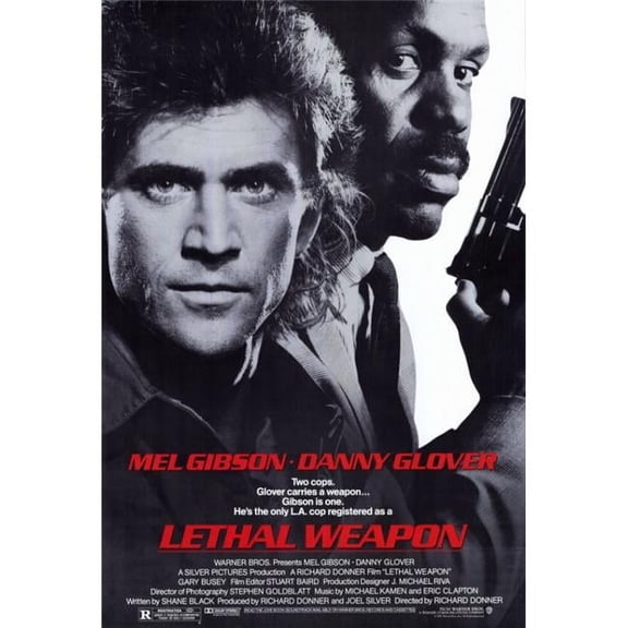 Pop Culture Graphics MOVIF6398 Lethal Weapon Movie Poster Print, 27 x 40